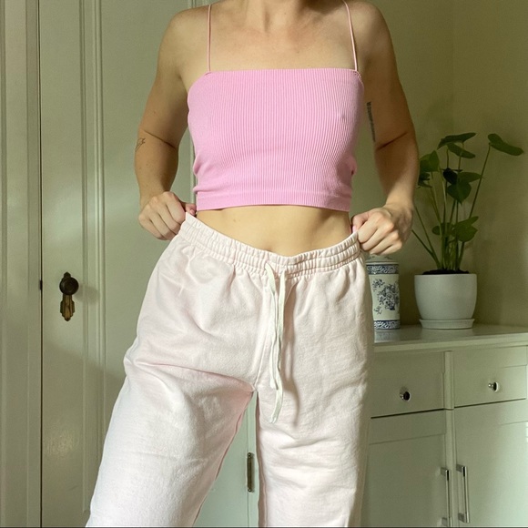 Baby Pink 100% Cotton Sweats - Picture 2 of 10